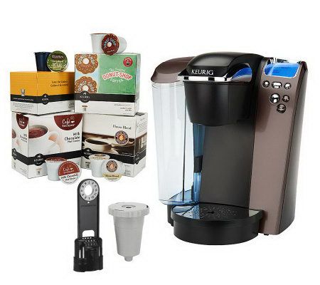 Keurig Platinum Plus Coffee Maker w/ 64 K-Cups, Filter & My K-Cup - Page 1 QVC.com